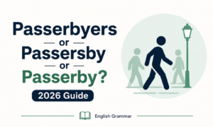 Passerbyers or Passersby or Passerby? Which Is Correct? 2026 Guide