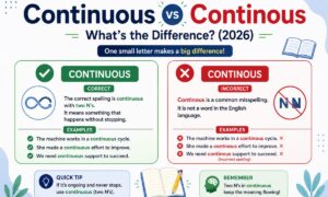 Continuous vs Continous What’s the Difference? 2026