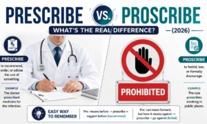 Prescribe vs Proscribe What’s the Real Difference? 2026