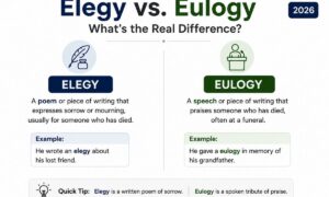 Elegy vs. Eulogy What’s the Real Difference? 2026