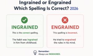 Ingrained or Engrained Which Spelling Is Correct? 2026