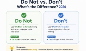 Do Not vs. Don’t  What’s the Difference? 2026
