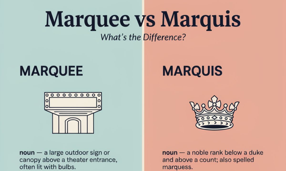 Marquee vsMarquis What’s the Difference? 
