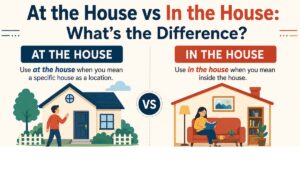 At the House vs In the House: What's the Difference? (2026 Guide)