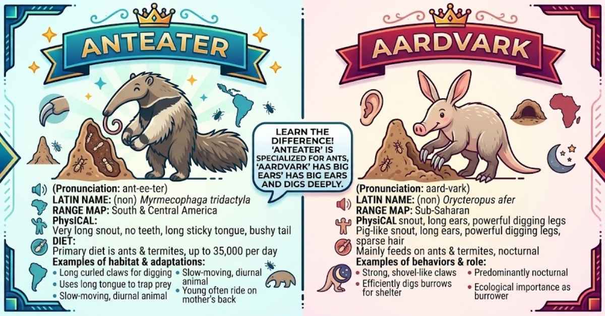 Anteater vs Aardvark