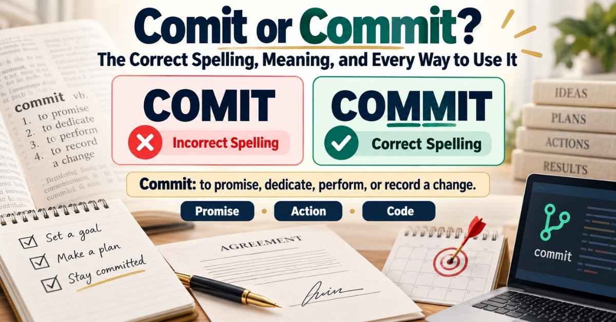 Comit or Commit