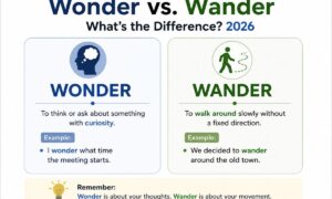 Wonder vs. Wander What's the Difference? 2026