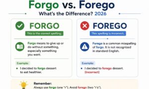 Forgo vs. Forego What’s the Difference? 2026