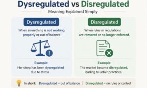 Dysregulated vs Disregulated Meaning Explained Simply