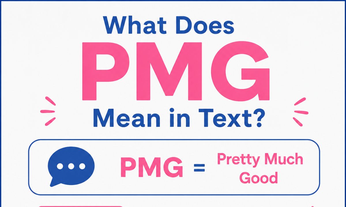 What Does PMG Mean in Text? Full Meaning Explained