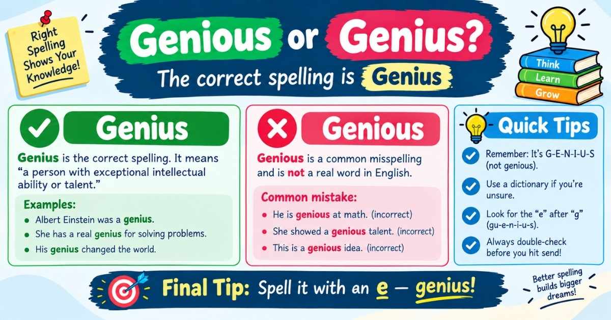 Genious or Genius