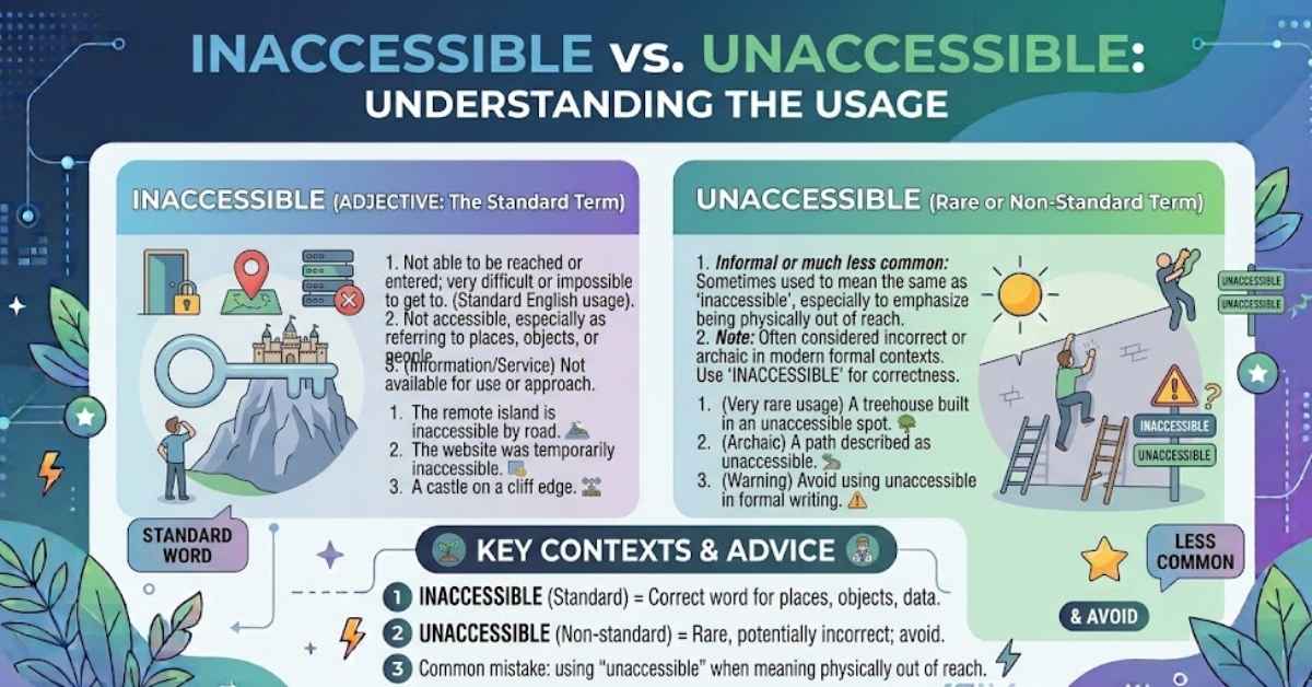 Inaccessible or Unaccessible
