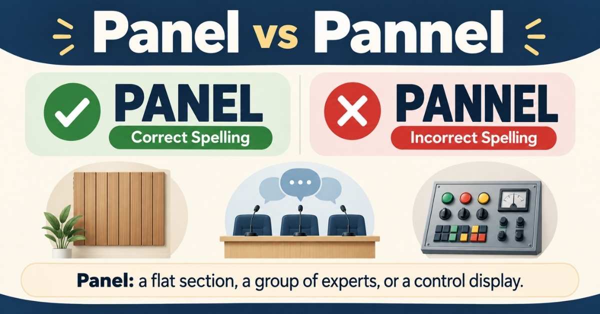 Panel vs Pannel