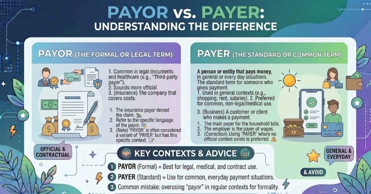 Payor vs Payer