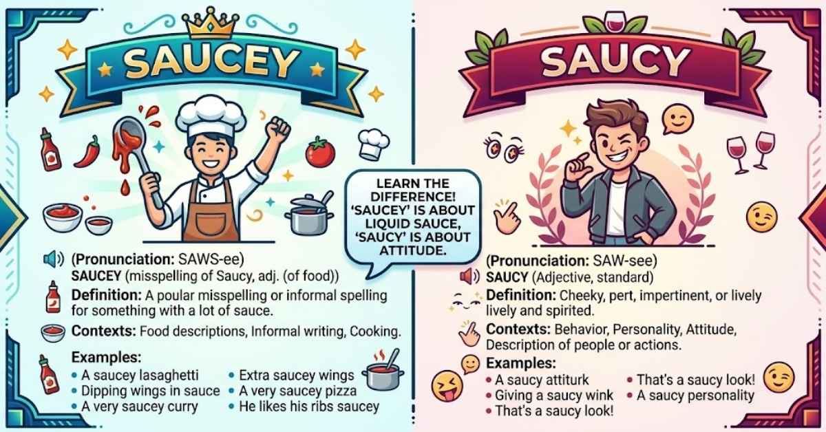 Saucey or Saucy