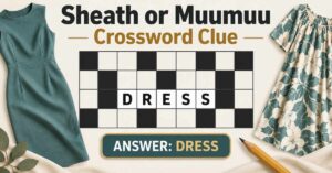Sheath or Muumuu NYT Crossword Clue