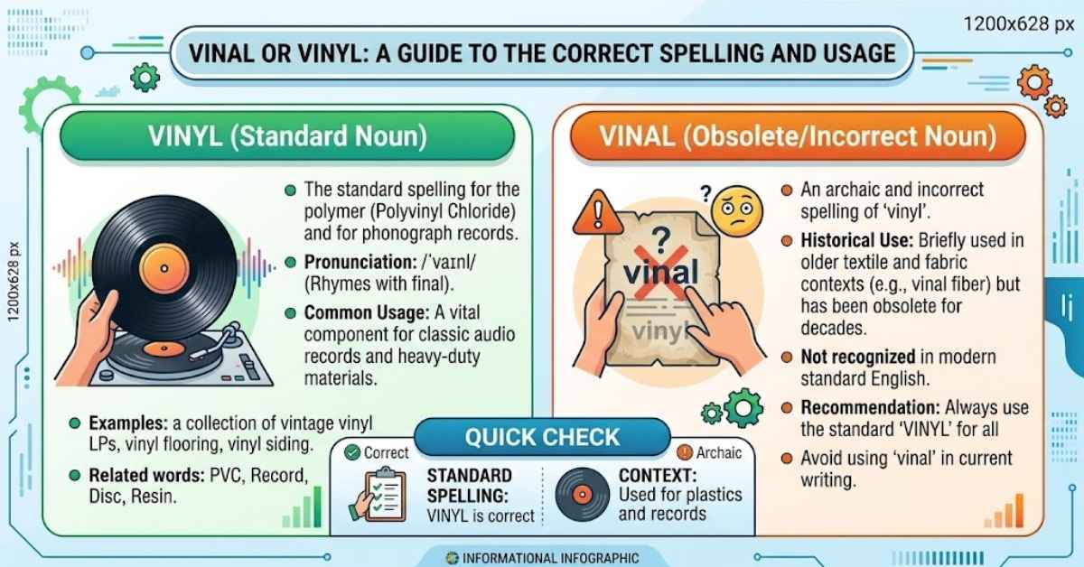 Vinal vs Vinyl: