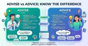 Advise vs Advice