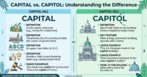Capital vs Capitol