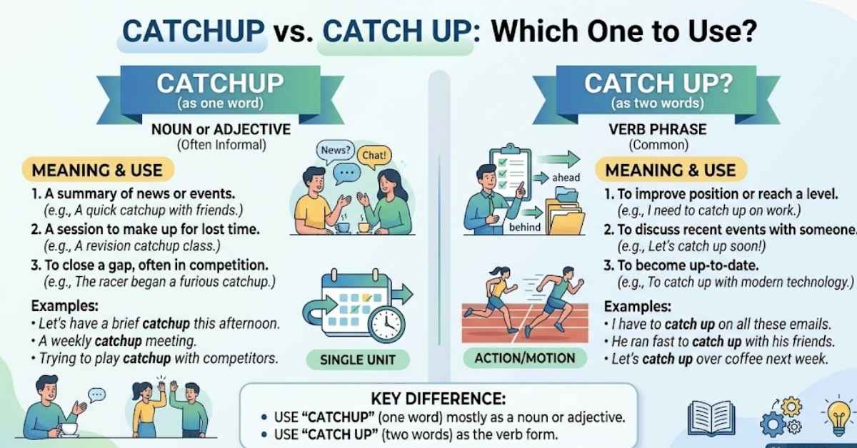 Catchup or Catch Up?