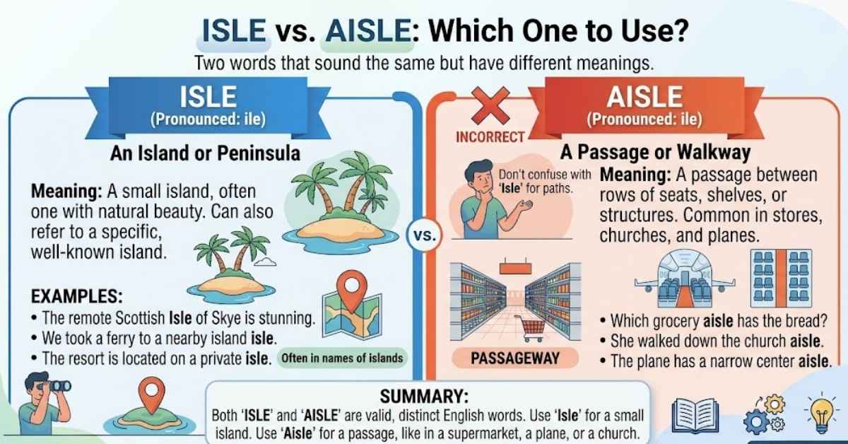 Isle vs Aisle