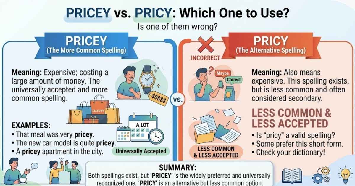 Pricey or Pricy