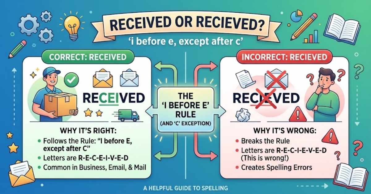Recieved or Received