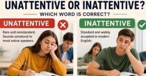 Unattentive or Inattentive